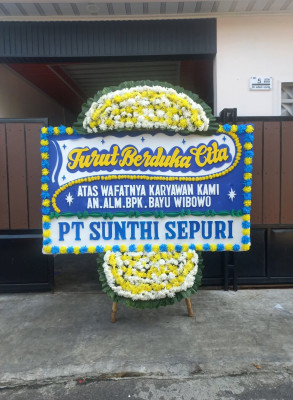 Papan Bunga Duka di Kukusan